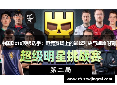 中国Dota顶级选手：电竞赛场上的巅峰对决与辉煌时刻
